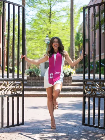 andie.harding Instagram post about College graduation