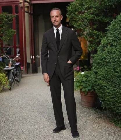 andreasweinas Instagram post about Summer suiting