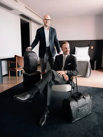andreasweinas Instagram post about Travel luggage