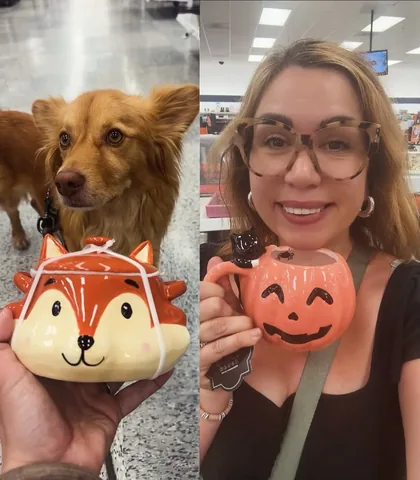 andreavicunia Instagram post about Halloween comparison