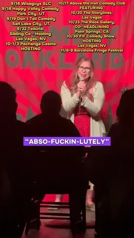 andreavicunia Instagram post about Comedy tour schedule