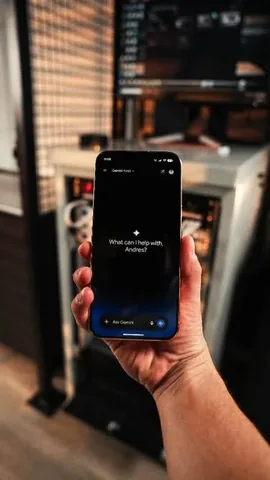 andresvidoza Instagram post about Google Gemini AI assistant