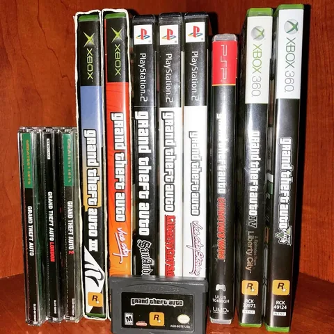 andrew_lastgame Instagram post about Grand Theft Auto collection