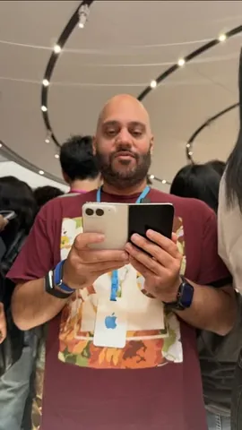 andru Instagram post about Apple event behind the scenes