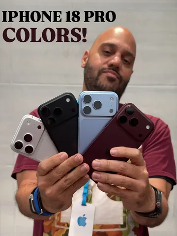 andru Instagram post about IPhone 18 Pro colors
