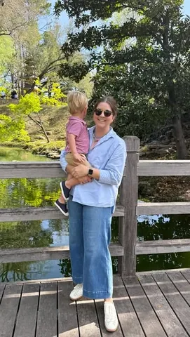 angelamdarnell Instagram post about Botanic garden visit