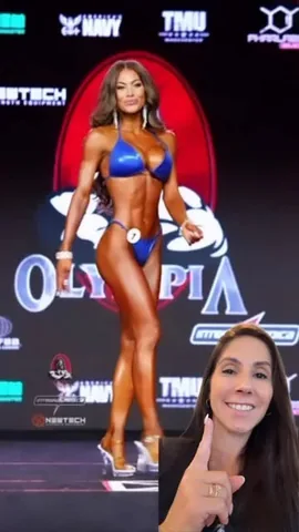 angelicaht Instagram post about Fit Model Olympia analysis