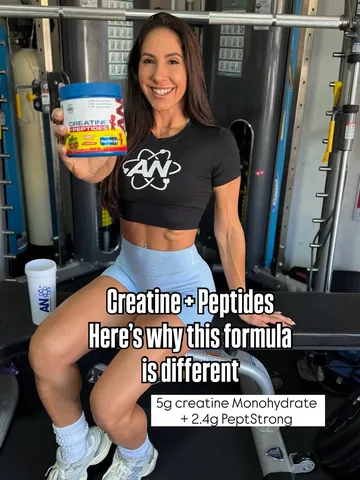 angelicaht Instagram post about Creatine supplement