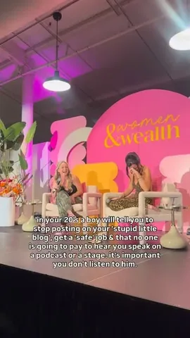 angieleeshow Instagram post about Speaking event