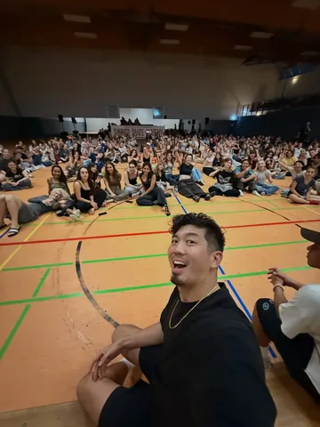 _anthonylee_ Instagram post about Dance camp experience