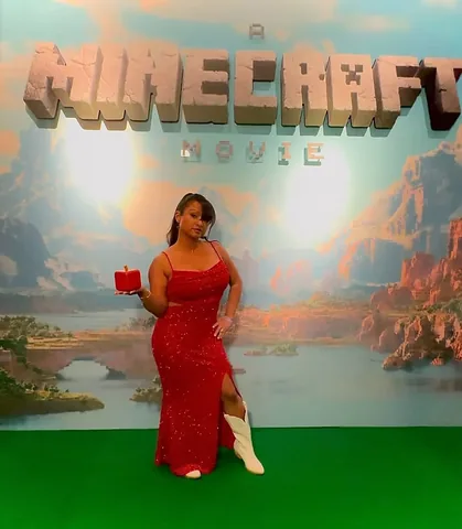 aphmau_ Instagram post about Minecraft Movie cameo