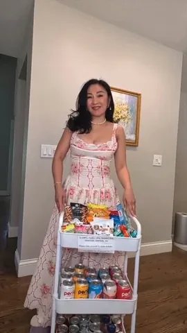 aprilathena7 Instagram post about Delivery driver snack station