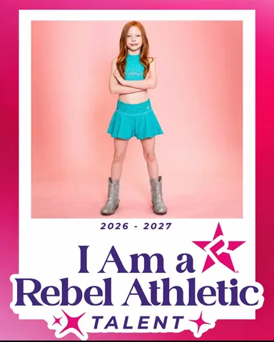 ariah_charlotte14 Instagram post about Rebel Talent milestone