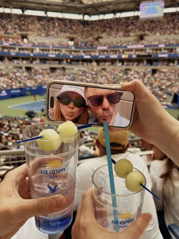 ashleerosehartley Instagram post about US Open experience