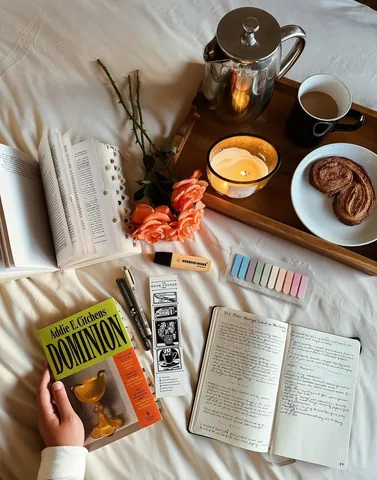 ashleighjadereads Instagram post about Dominion review