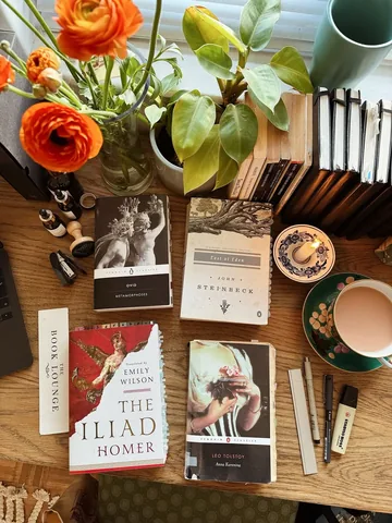 ashleighjadereads Instagram post about Slow reading practice