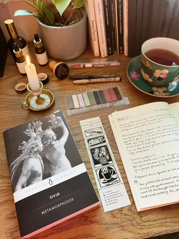 ashleighjadereads Instagram post about Ovid’s Metamorphoses readalong