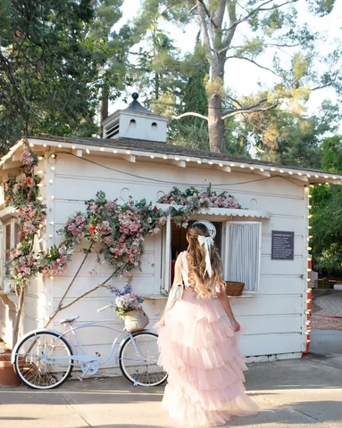 ashleyinthemidst Instagram post about Fairytale fashion setting