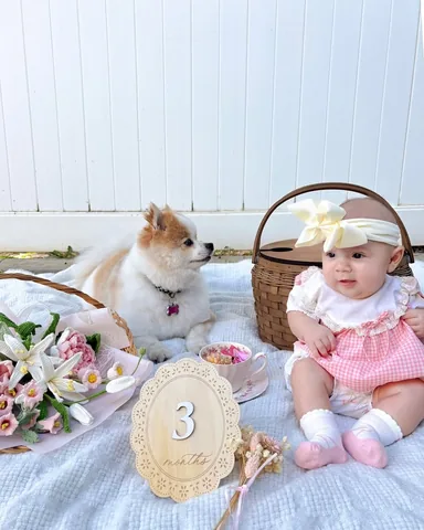 ashleyinthemidst Instagram post about Three month baby milestone