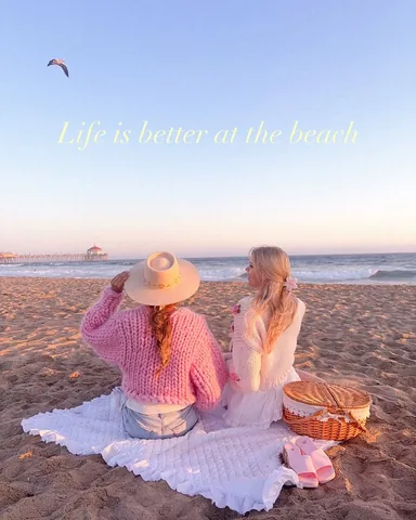 ashleyinthemidst Instagram post about Summer beach day