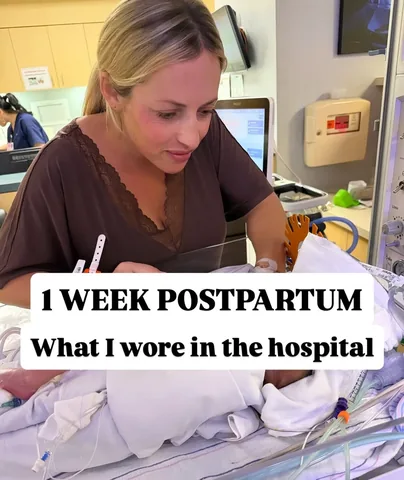 ashleyjennanewyork Instagram post about Post C section clothing