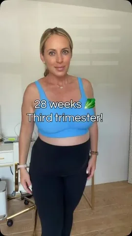 ashleyjennanewyork Instagram post about Third trimester pregnancy recap