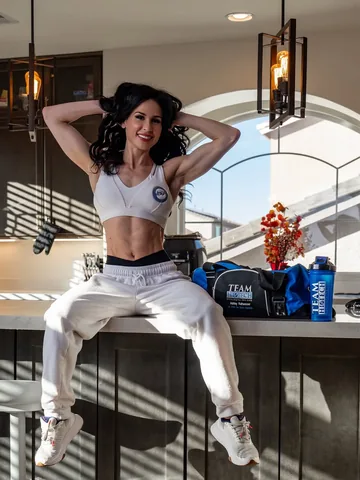 ashleykfit Instagram post about Fitness habits and recovery