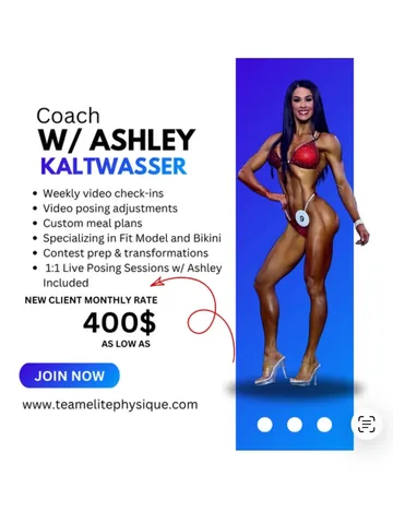 ashleykfit Instagram post about Fitness coaching services