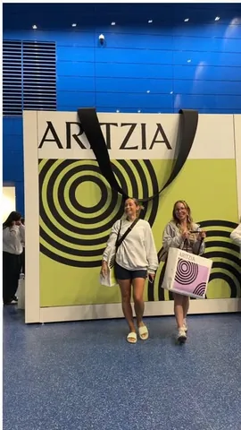 ashley.marie.andersen Instagram post about Aritzia warehouse sale haul