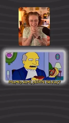 ashleyroboto Instagram post about Steamed Hams meme dub