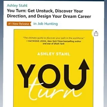ashleystahl Instagram post about Career purpose and clarity