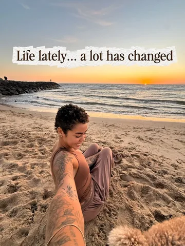 ashparaskevas Instagram post about Personal life transition
