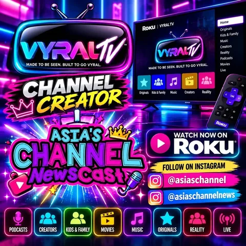 asiaschannel Instagram post about Vyral TV creator announcement