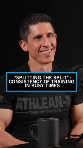athleanx Instagram post about Training consistency