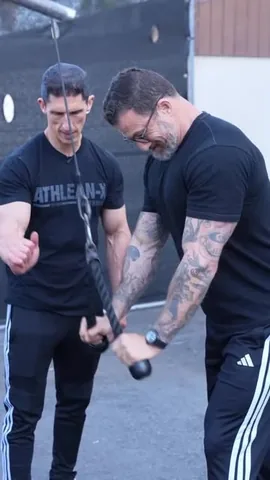 athleanx Instagram post about Fitness collaboration