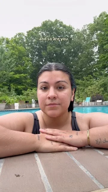 aurorafiig Instagram post about Body image and self worth
