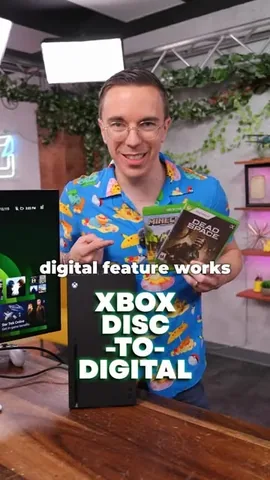 austinnotduncan Instagram post about Xbox disc to digital conversion