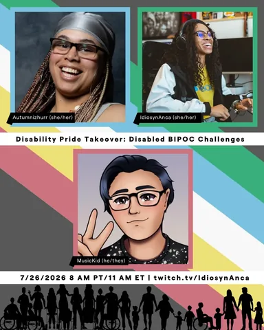 autumnizhurr Instagram post about Disability and gaming discussion