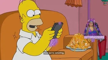 autumnizhurr Instagram post about Fortnite and Simpsons event reaction