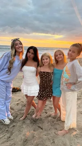 avafoley Instagram post about Beach outing