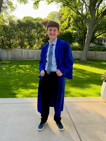 babysideburns Instagram post about Graduation and educational support