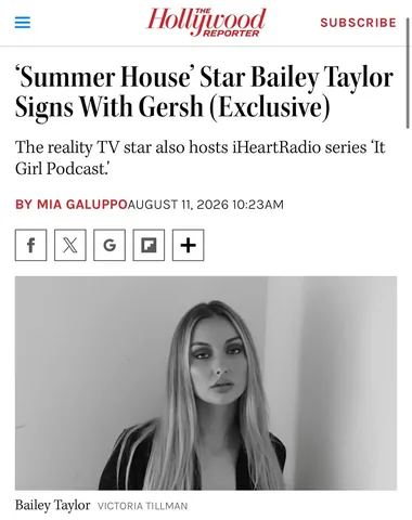 baileyttaylor Instagram post about Media recognition