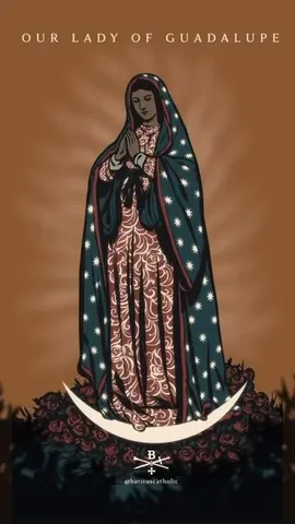 barituscatholic Instagram post about Our Lady of Guadalupe