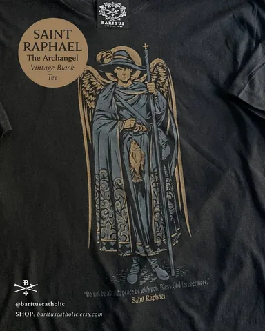 barituscatholic Instagram post about Catholic apparel restock
