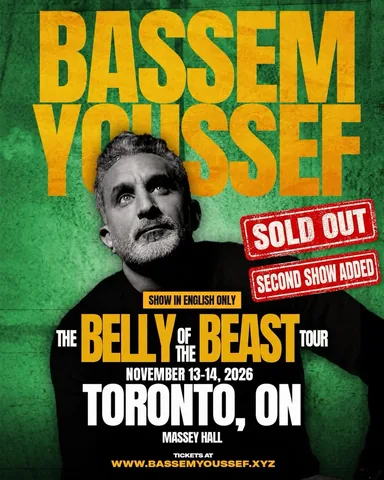 bassem Instagram post about Sold out comedy show announcement