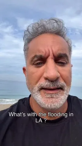 bassem Instagram post about Los Angeles flooding