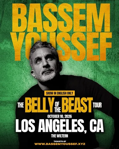 bassem Instagram post about Comedy show announcement
