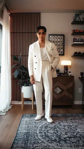 bchanism Instagram post about All white outfit