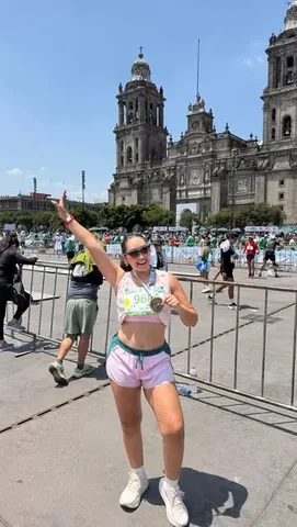 beautyybird Instagram post about Mexico City Marathon