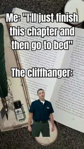 beccaellenbooks Instagram post about Cliffhangers and binge reading